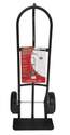 800 Pound Capacity Black Hand Truck With Pnuematic Wheels 