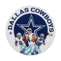 NFL Dallas Cowboys Gameday Round Metal Sign