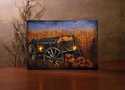 Lighted Canvas Harvest Wagon 14 in x 20 in
