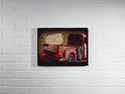 Lighted Canvas American Truck 12 in x 16 in