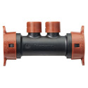 1/2-Inch X 1/4-Inch 2-Port Manifold Drip-Lock® Fitting