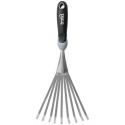 9-Inch Steel Hand Fan Rake With Contour Grip