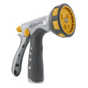 7-Pattern Metal Garden Hose Nozzle With Rear Trigger