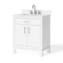 30-Inch Daisy White Single Sink Bathroom Vanity