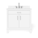 36-Inch Clifden Vanity With Top In White