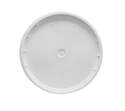 5-Gallon White Plastic Bucket Lid With Gasket
