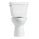 White Denali® 1.28 Elongated SmartHeight™ Complete Toilet Kit