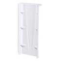 8 x 32 x 74-Inch White 1-Piece Direct-To-Stud Shower Wall Panel