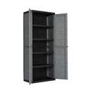 X-Large Gray Plastic Freestanding Garage Cabinet