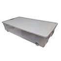 56-Quart Underbed Clear Latching Storage Tote