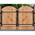 Gate Building Kit &mdash; 36 in. to 72 in., Black, Steel Frame