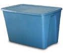 30-Gallon Blue Storage Tote