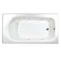 60 x 32 x 20-Inch White Acrylic Jetted Whirlpool Tub