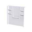 8 x 60 x 62-Inch White 1-Piece Direct-To-Stud Shower Wall Panel