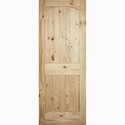 2-Panel Knotty Pine Slab Door