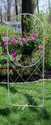 84 in French Country Trellis With Basket Hanger & Free Standing Foot