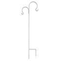 48-Inch French Country Ornate Scroll Double Shepherd Hook
