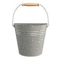 10-Inch Galvanized Half Bucket Planter With Handle