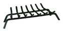 30 in Fireplace Grate Wrought Iron Black