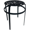 16-Inch Black Trellis & Scroll Plant Stand, 4-Pack