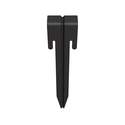10.5-Inch Black Universal Landscape Stakes