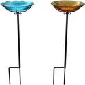 10-Inch Flower Glass Feeder/Bath With Yardstick