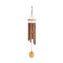36-Inch Wood And Aluminum Wind Chime In Copper Finish