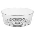 6-Inch Deep Clear Plastic Plant Saucer