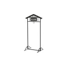 Black Canyon Collection Hanging Basket Stand With Solar Lights