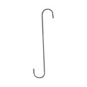 8-Inch Black Garden S Hook 2-Pack