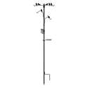 85-Inch Black Perching Birds Feeding Station