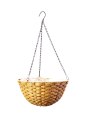 14-Inch Natural Woven Hanging Basket