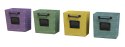 File Drawer Wall Planter Set With Chalkboard Tags, Assorted Colors
