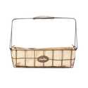 Rustic Woven Wire Herb Planter Basket