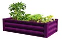 47 x 26 x 12-Inch Eggplant Raised Ground Planter With Liner