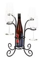Wine Bottle And Glass Caddy 