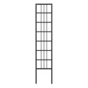 47-Inch X 10-Inch New Age Black Heavy-Duty Tubular Pot Trellis