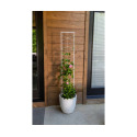 68-Inch Assorted Matte Black And Matte White Narrow Trellis With Steel Frame