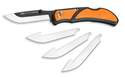  3.0-Inch Razor-Lite Edc Blaze Orange Replaceable Blade Carry Knife