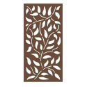 36 X 72-Inch X 0.31-Inch Vines Design Decorative Panel In Espresso
