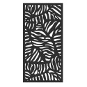 36 X 72-Inch X 0.31-Inch Bahama Design Decorative Panel In Charcoal