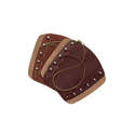 6-1/4-Inch Brown Deluxe Traditional Armguard