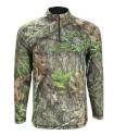 2x-Large Mossy Oak Obsession Quarter Zip Camo Pullover