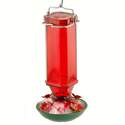 16-Fl. Oz. Vintage Glass Hummingbird Feeder