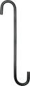 8-Inch, Black, 1-Inch Opening, Extension S-Hook  