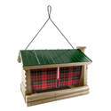 Lake & Cabin Buffalo Plaid Tall Hopper Feeder