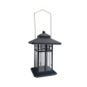 Black Metal Lantern Seed Feeder