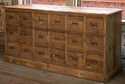 Old Pine Seed Cabinet
