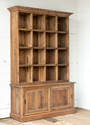 59 x 20 x 90-Inch Old Pine Merchant Cabinet