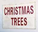 Vintage Style Christmas Tree Sign